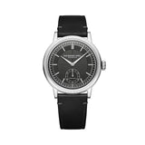 Raymond Weil Millesime Small Seconds quadrante antracite a settori, cinturino pelle nera, cassa acciaio 39mm 2930-STC-60001