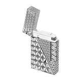 St Dupont Accendino Double Fire X Ligne 2 Argento aperto
