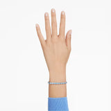 Swarovski Bracciale Tennis Matrix Azzurro indossato