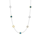 Ti Sento Collana Argento con Pietre Blu 34079DB