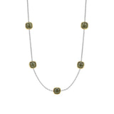 Ti Sento Collana Argento con Pietre Khaki