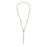 Ti Sento Silver and Zirconia Lariat Necklace