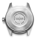 Vulcain Skindiver Nautique Meteorite fondello acciaio inciso Sold The World Over Since 1858 660170T17.BAR200