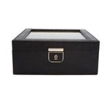 Wolf Scatola Porta Orologi Palermo 6 Pezzi Nero