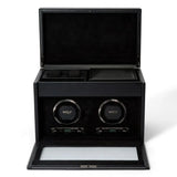 Wolf British Racing Double Watch Winder Black