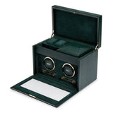 Wolf British Racing Green Double Watch Winder