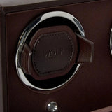Wolf Scatola del Tempo Orologi Cub Double marrone dettaglio 1