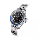 Yema Superman 500 Gmt Batman Nero 39 mm YGMT22C39-AMS bracciale Heritage