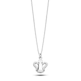 Collana Donna Con Pendente in Oro Bianco AMBROSIA AGZ 310Variante 1