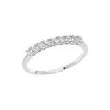 Anello donna Comete fedina in oro bianco con diamanti ANB 2555