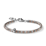 Bracciale donna MARIA CRISTINA STERLING in argento bicolore bianco e rosé G2805