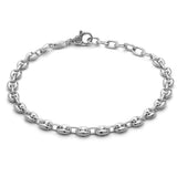 Bracciale uomo Comete maglia marina in argento UBR 1005