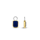 TI SENTO Charms Orecchini in argento bicolore con cristallo blu 9253BY Variante2