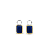 TI SENTO Charms Orecchini in argento bicolore con cristallo blu 9253BY Variante