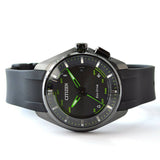 CITIZEN Orologio Bluetooth al Quarzo Unisex con Cassa Rotonda Quadrante Nero e Cinturino in Gomma Nero BZ4005-03E Variante1