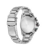 CITIZEN Orologio al Quarzo Radiocontrollato Uomo con Cassa Rotonda Quadrante Nero e Cinturino in Acciaio CB5036-87X Variante1