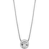 Collana Donna Punto Luce in Oro Bianco COMETE GLB 1423Variante 1