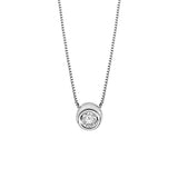 Collana Donna Punto Luce in Oro Bianco COMETE GLB 1424Variante 1