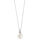 Collana Donna Perle in Oro Bianco COMETE Colore Bianco GLP 568Variante 1