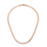 Maria Cristina Sterling Collana Donna Maglia Serpentina Piatta in Argento Rosé G4320R