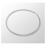 Swarovski collana donna tennis con cristallo triangolari 5599191 Variante3