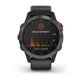 Orologio Smartwatch Garmin Unisex Cassa Rotonda in Acciaio Nero Quadrante Nero e Cinturino in Silicone Nero 010-02410-15 Variante1