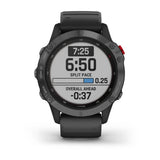 Orologio Smartwatch Garmin Unisex Cassa Rotonda in Acciaio Nero Quadrante Nero e Cinturino in Silicone Nero 010-02410-15 Variante3