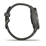 Orologio Smartwatch Garmin Unisex Cassa Rotonda e Cinturino in Silicone Grigio Antracite 010-02429-10 Variante4