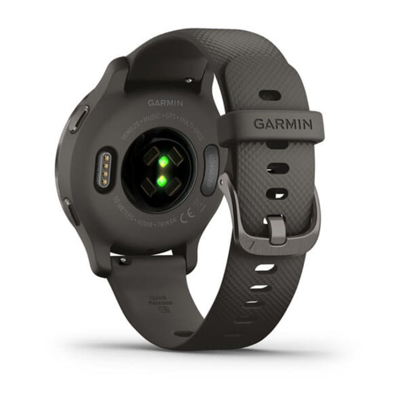 Orologio Smartwatch Garmin Unisex Cassa Rotonda e Cinturino in Silicone Grigio Antracite 010-02429-10 Variante6