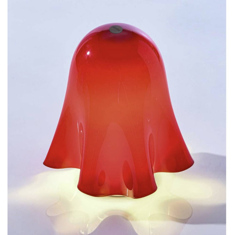 VENINI Lampada da Tavolo Fantasmino Rosso in Vetro Soffiato di Murano 847.60
