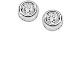 Orecchini Donna Punto Luce in Oro Bianco COMETE ORB 908Variante 1