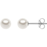 Orecchini Donna Perle in Oro Bianco COMETE Colore Bianco ORP 693Variante 1