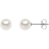 Orecchini Donna Perle in Oro Bianco COMETE Colore Bianco ORP 695Variante 1