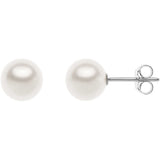 Orecchini Donna Perle in Oro Bianco COMETE Colore Bianco ORP 697Variante 1