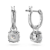 SWAROVSKI Orecchini pendenti in metallo rodiato con cristalli rotondi 5636717 Variante2