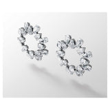 Orecchini Swarovski Donna Cerchio con Cristalli a Goccia 5601509 Variante3