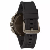 BULOVA Orologio al Quarzo Cronografo Uomo con Quadrante Nero e Cinturino in Gomma Nero 98B358 Variante