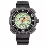 CITIZEN Orologio da uomo Eco-drive diver solo tempo cassa supertitanio e cinturino in gomma nero quadrante full lume BN0227-17X