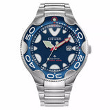 CITIZEN Orologio da uomo Eco-drive diver Orca solo tempo cassa e cinturino in acciaio e quadrante blu BN0231-52L