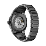 Orologio D1 Milano Automatico Solo Tempo Cassa e Cinturino in Acciaio Gun Quadrante con Movimento a Vista SKBJ11 Variante3