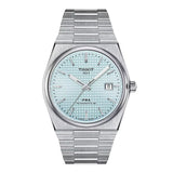 Orologio TISSOT Automatico Solo Tempo da Uomo Cassa e Cinturino in Acciaio Quadrante Azzurro T1374071135100