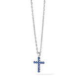 Collana Uomo Con Pendente in Argento COMETE Colore Blu UGL 689Variante 1