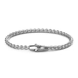ZANCAN Bracciale da Uomo Maglia Ritorta in Argento con Rosa dei Venti EXB708 Variante2