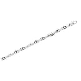 ZANCAN Bracciale da Uomo a Maglia in Argento Lucido ESB235