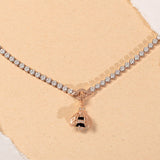 Collana Donna Tennis in Argento Rosè con Zirconi ROSATO RZC002 Variante1