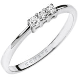 Anello Donna Trilogy in Oro Bianco con Diamante COMETE ANB 1689Variante 1