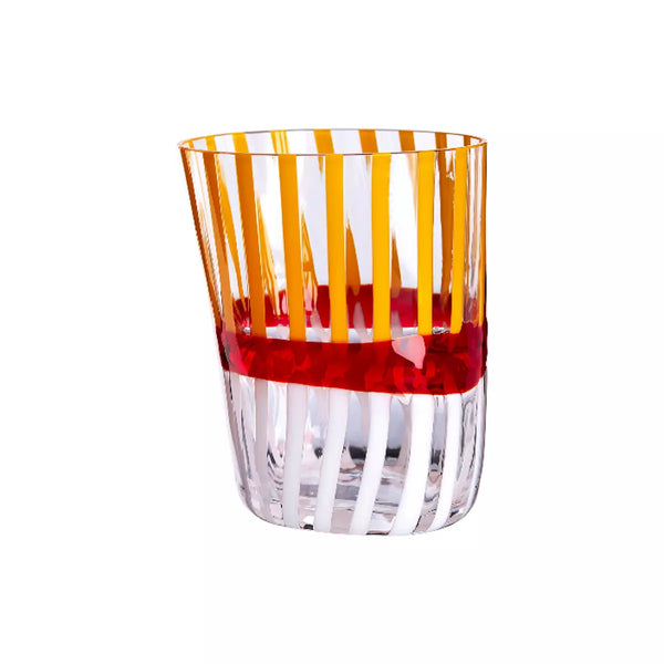 Bicchiere Carlo Moretti Bora Arancione e Rosso 10.2x9.4cm 17.997.6