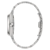 BULOVA Orologio Automatico Solo Tempo Uomo con Cassa Esagonale Acciaio Quadrante Blu e Cinturino in Acciaio 96A292