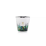 Candela BAOBAB Rainforest Amazonia Blu, Gialla, Marrone e Turchese Agrumata con note di Bergamotto - Cardamomo - Muschio 16cm