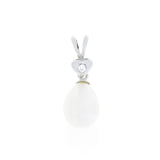 Ciondolo Donna Pendente in Oro Bianco AMBROSIA ACP 004Variante 1